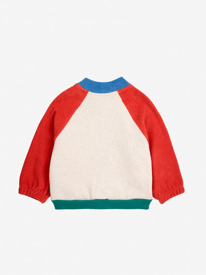 Sudadera Baby BC color block con cremallera