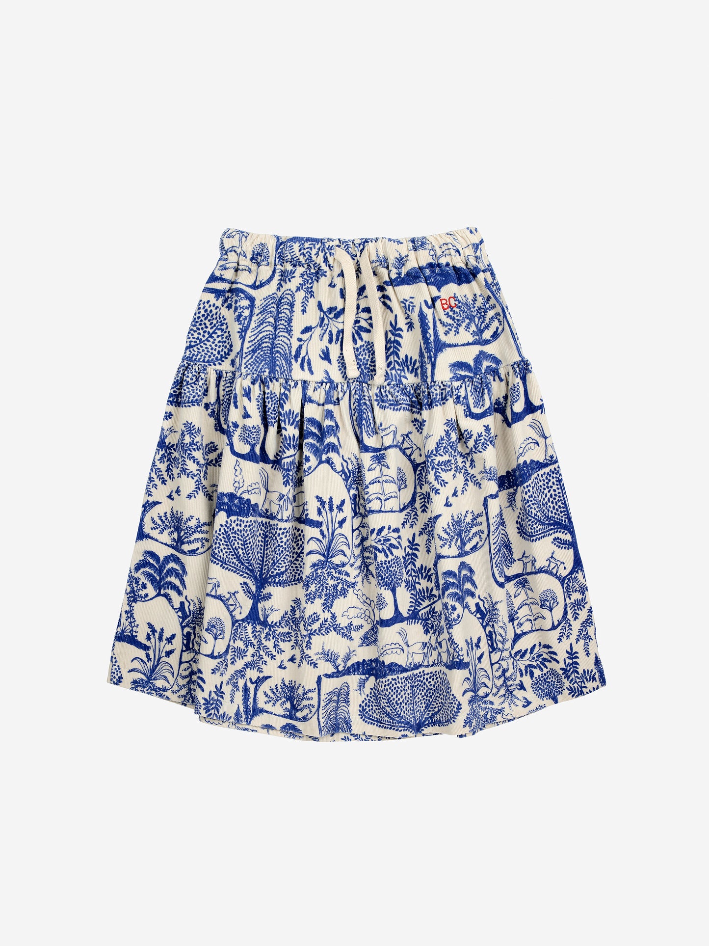 Wonderland all over micro corduroy skirt