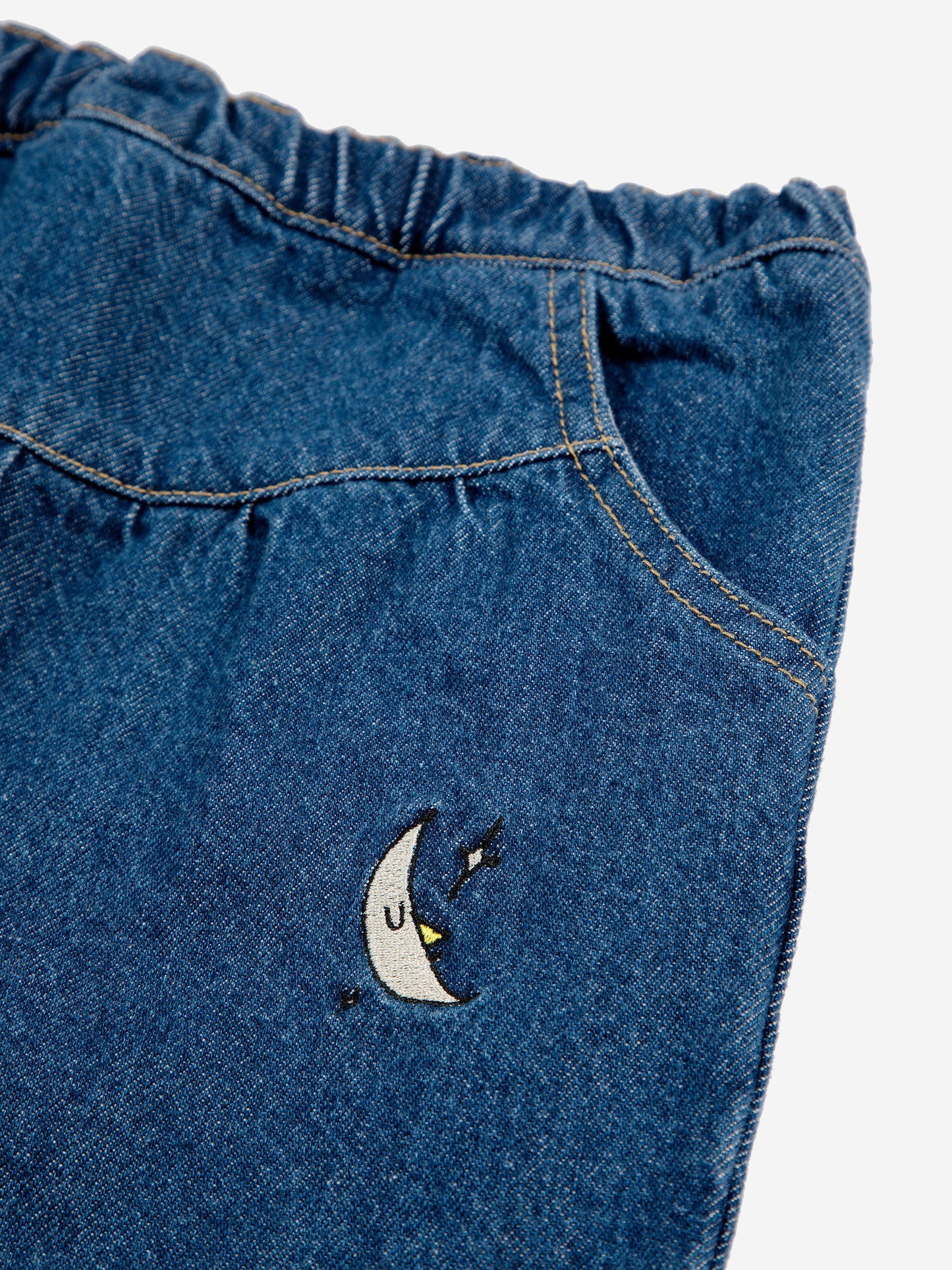 Baby Beneath The Moon pantalones baggy de denim