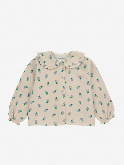 Baby Pansy Flower all over blouse