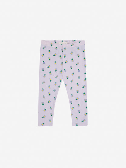 Baby Pansy Flower all over leggings