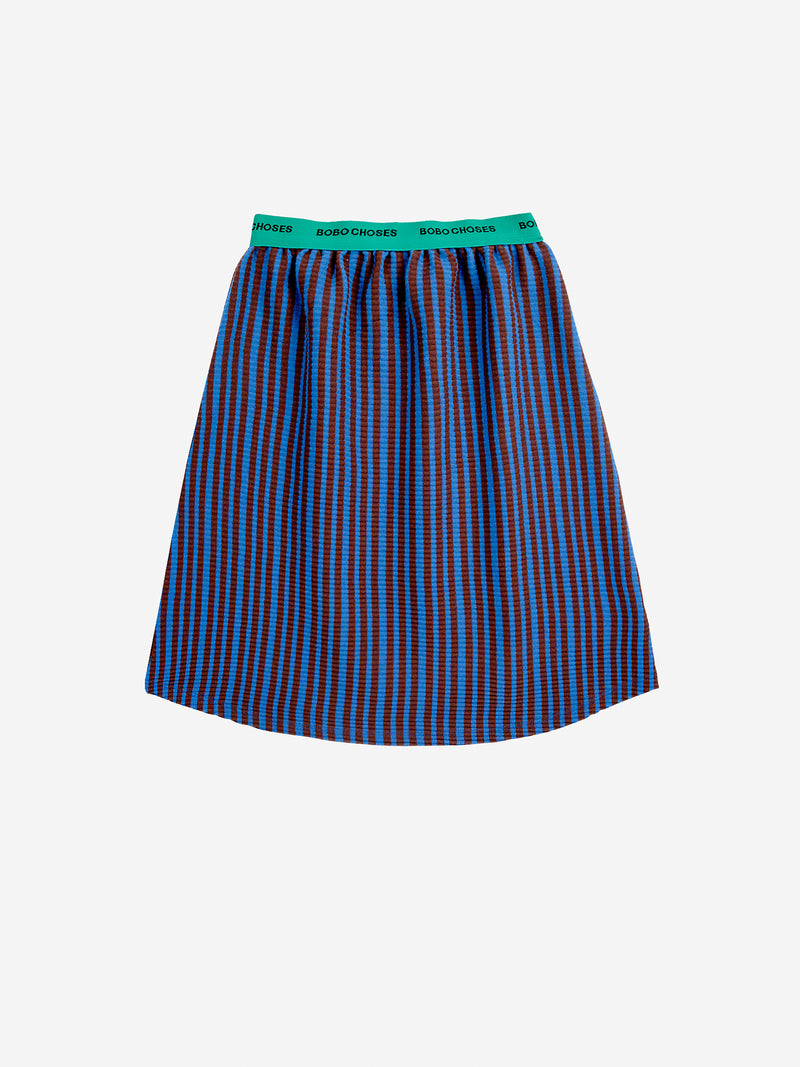 Bobo Choses stripes ribbed skirt