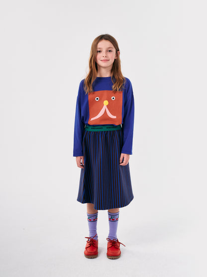 Bobo Choses stripes ribbed skirt