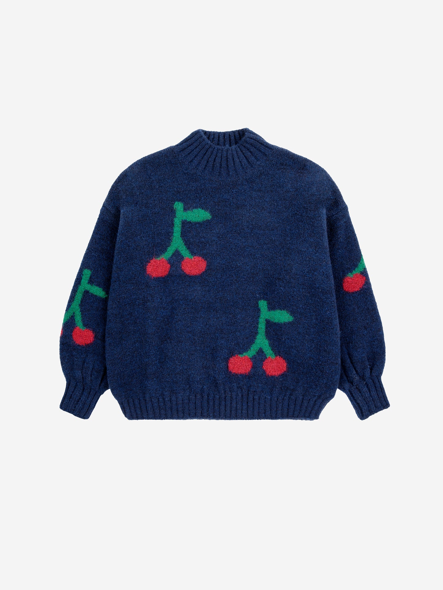 Bobo Cherry all over turtle neck jumper