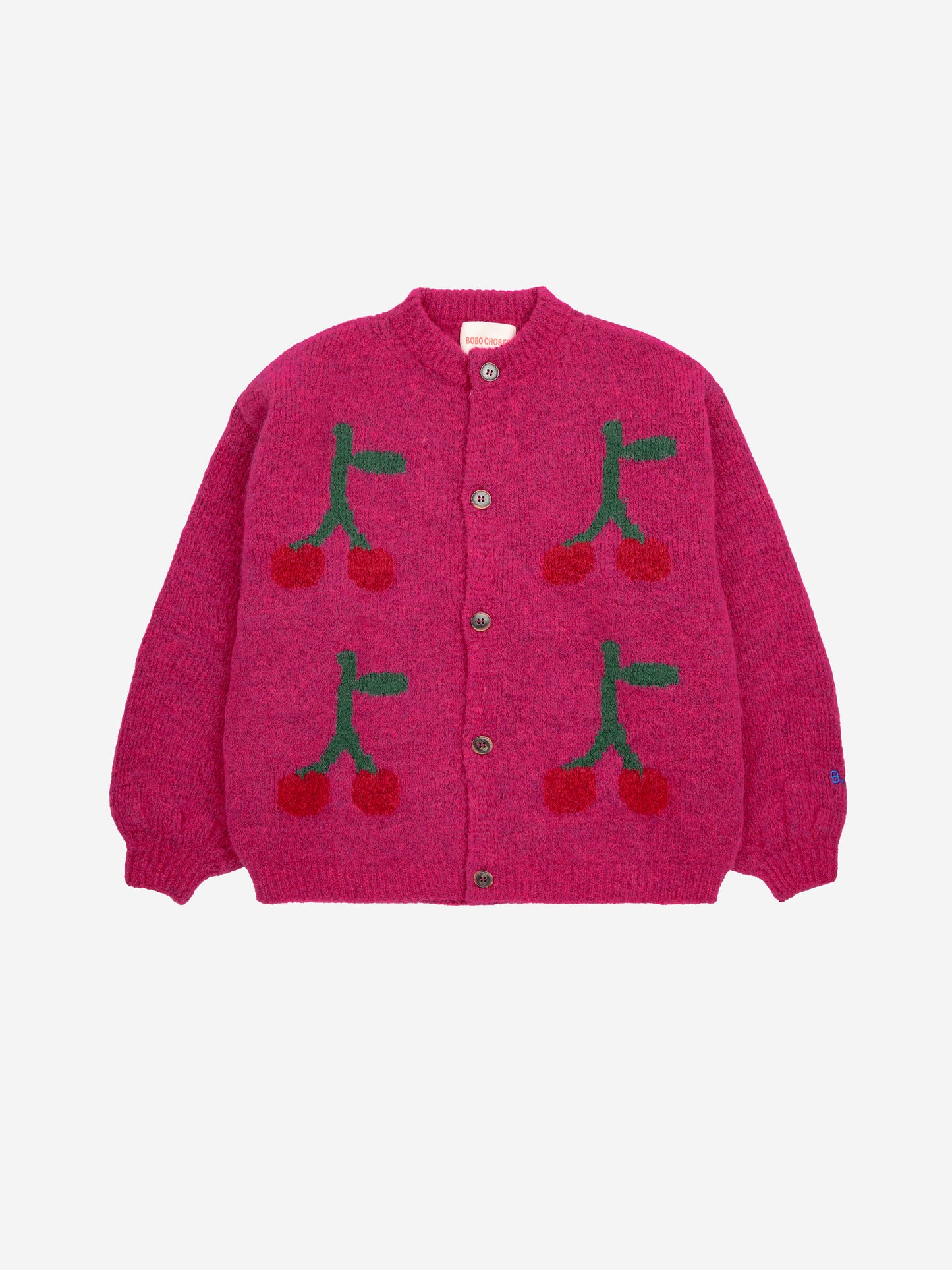 Bobo Cherry intarsia cardigan