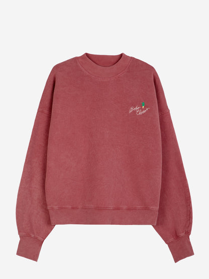 Bobo Choses embroidery mock-neck sweatshirt