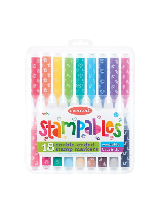 scented felt-tip pens with Stampables