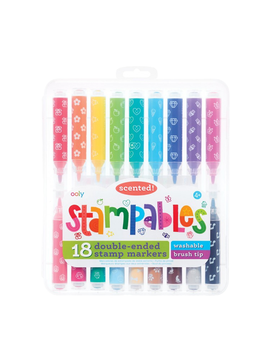 scented felt-tip pens with Stampables