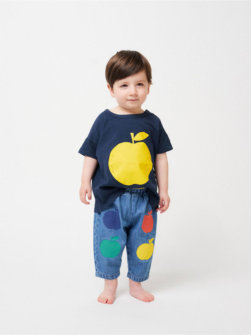 Pantalón denim multicolor Baby Poma