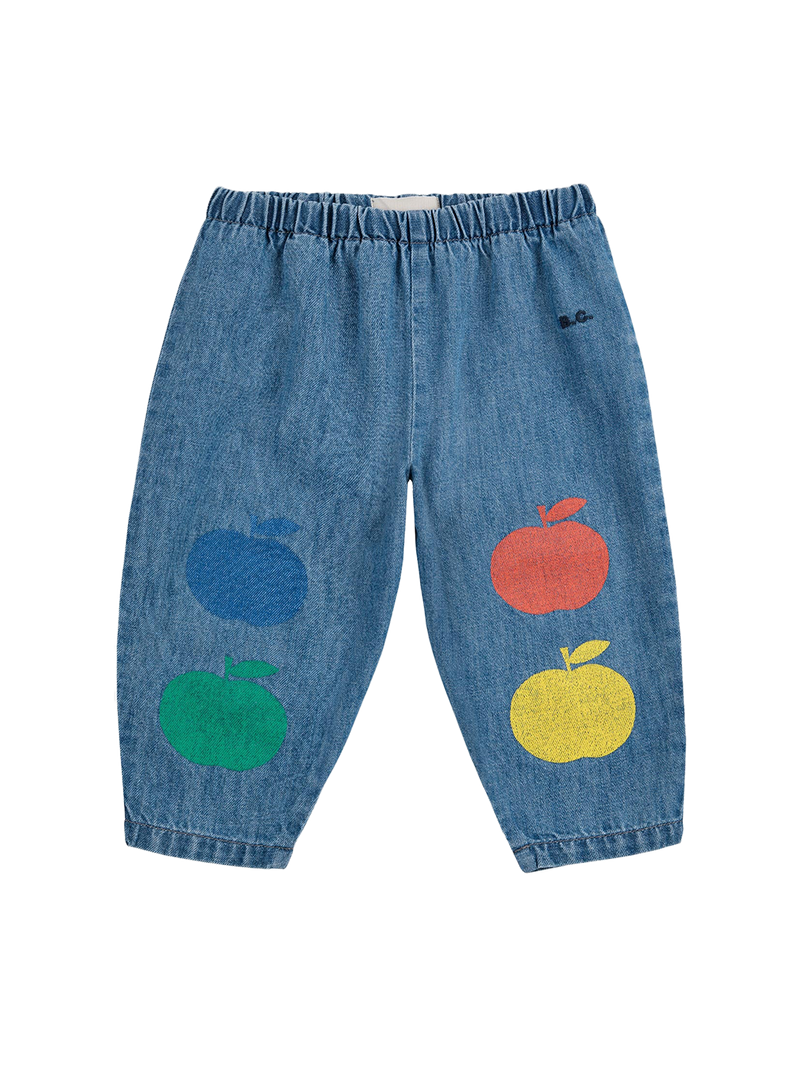 Pantaloni in denim multicolor Baby Poma