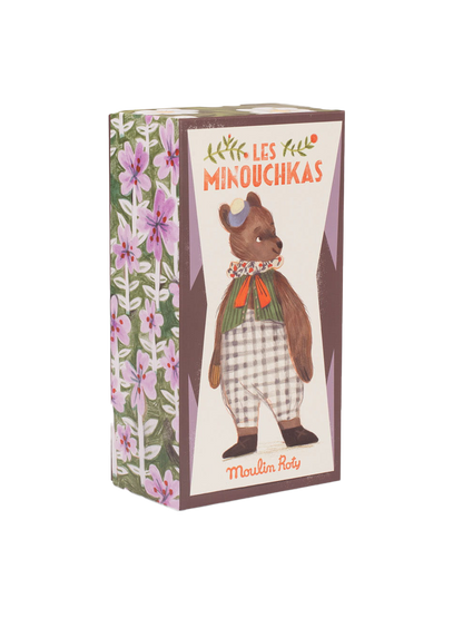 Les Minouchkas soft toy in gift box