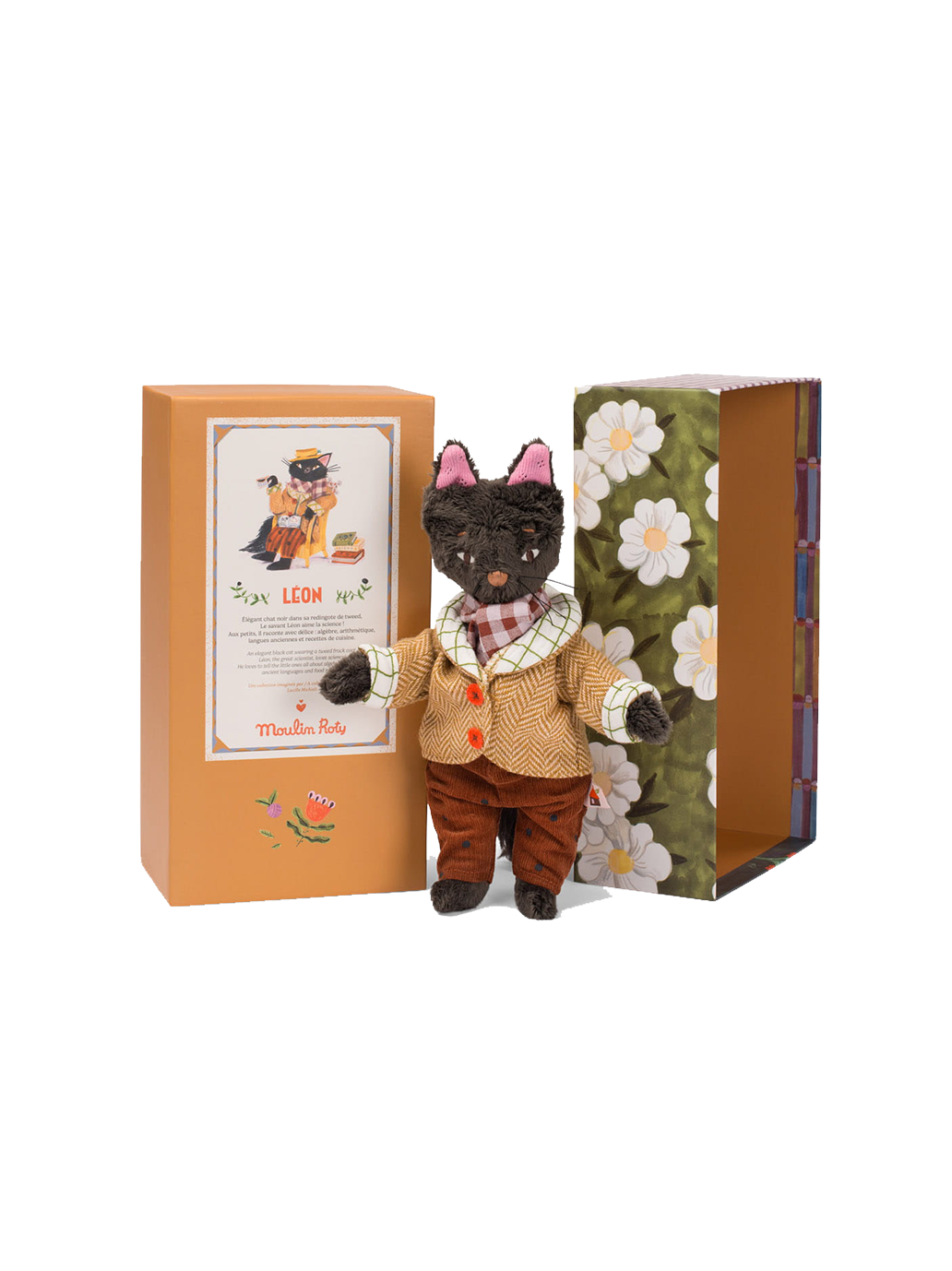 Les Minouchkas soft toy in gift box