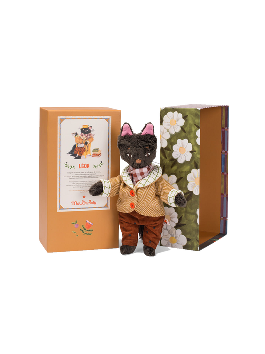 Les Minouchkas soft toy in gift box