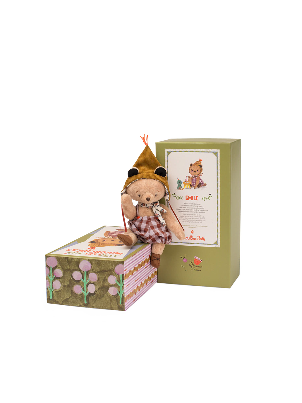 Les Minouchkas soft toy in gift box