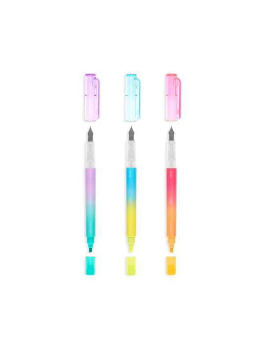 2-in-1 fountain pens and highlighters
