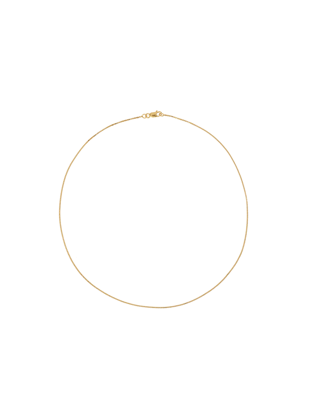 Collar Ancla Sencillo 14K