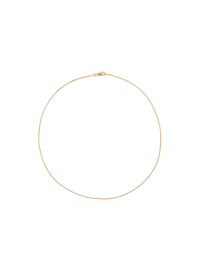 Collana semplice con ancora 14K