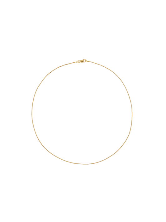 Collar Ancla Sencillo 14K