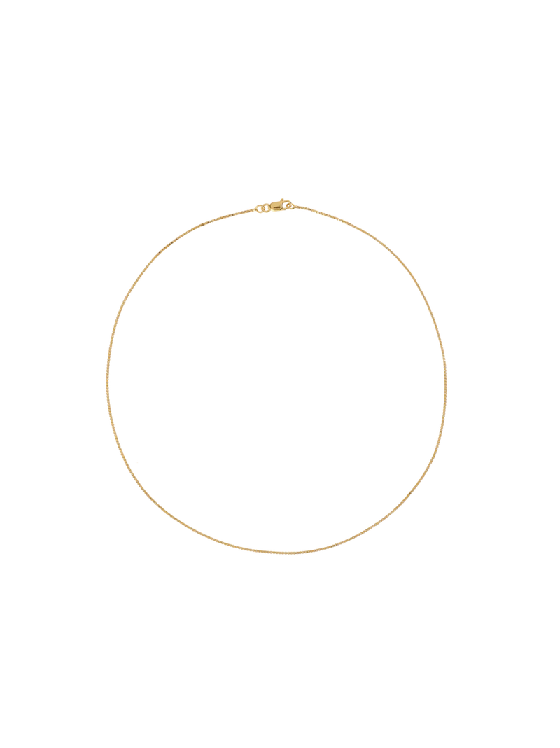 Collana semplice con ancora 14K