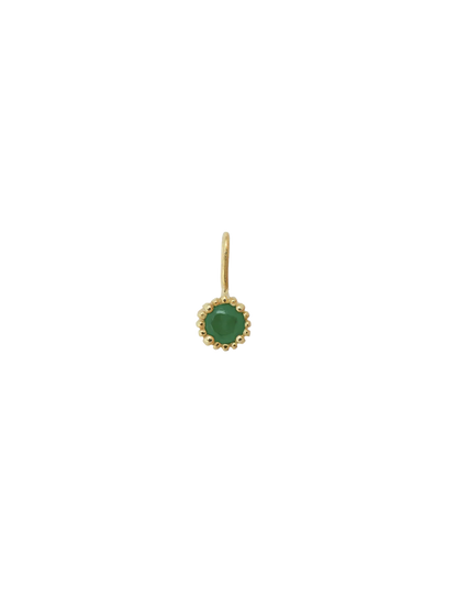 Birthstone Necklace Charm 14K Gold