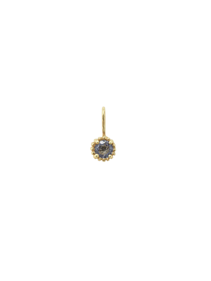 Birthstone Necklace Charm 14K Gold