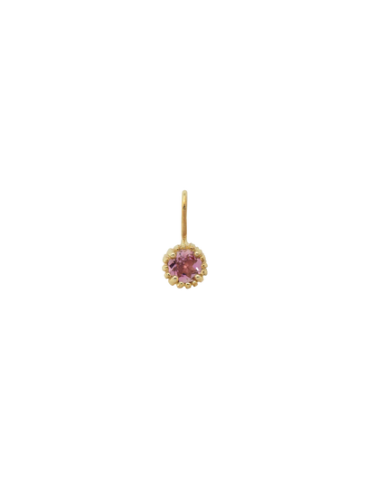 Birthstone Necklace Charm 14K Gold