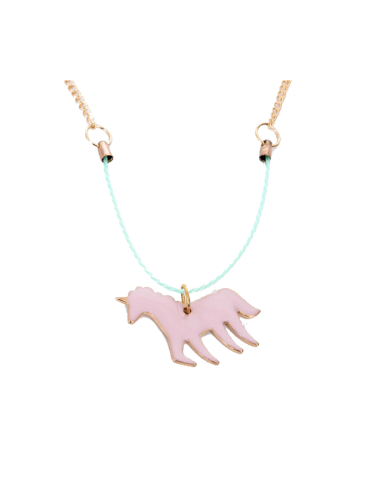 Enamel necklace