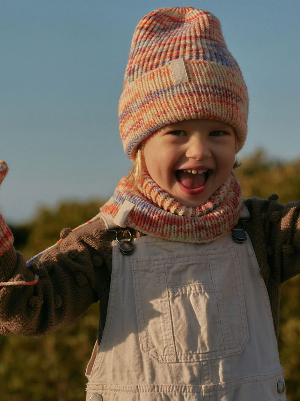 Warm merino wool beanie