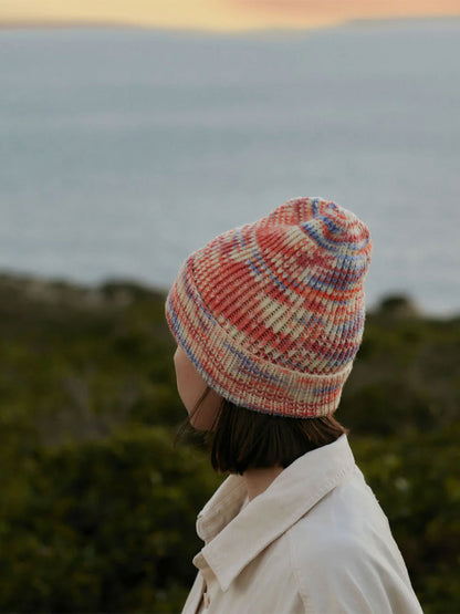 Warm merino wool beanie