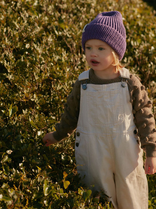 Warm merino wool beanie