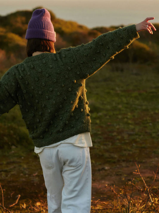 Maglione in lana merino Popcorn