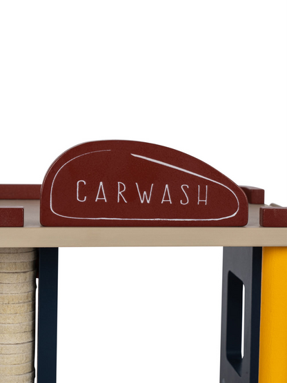 Wooden car wash