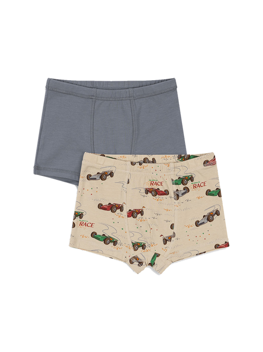 Pack de 2 boxers básicos para niño GOTS