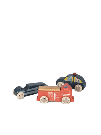 Wooden mini cars