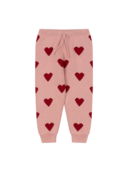 Pantalones de punto lapislázuli