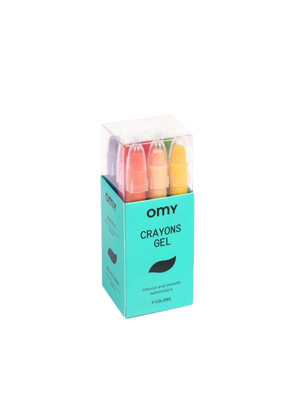 gel crayons 9 pcs.