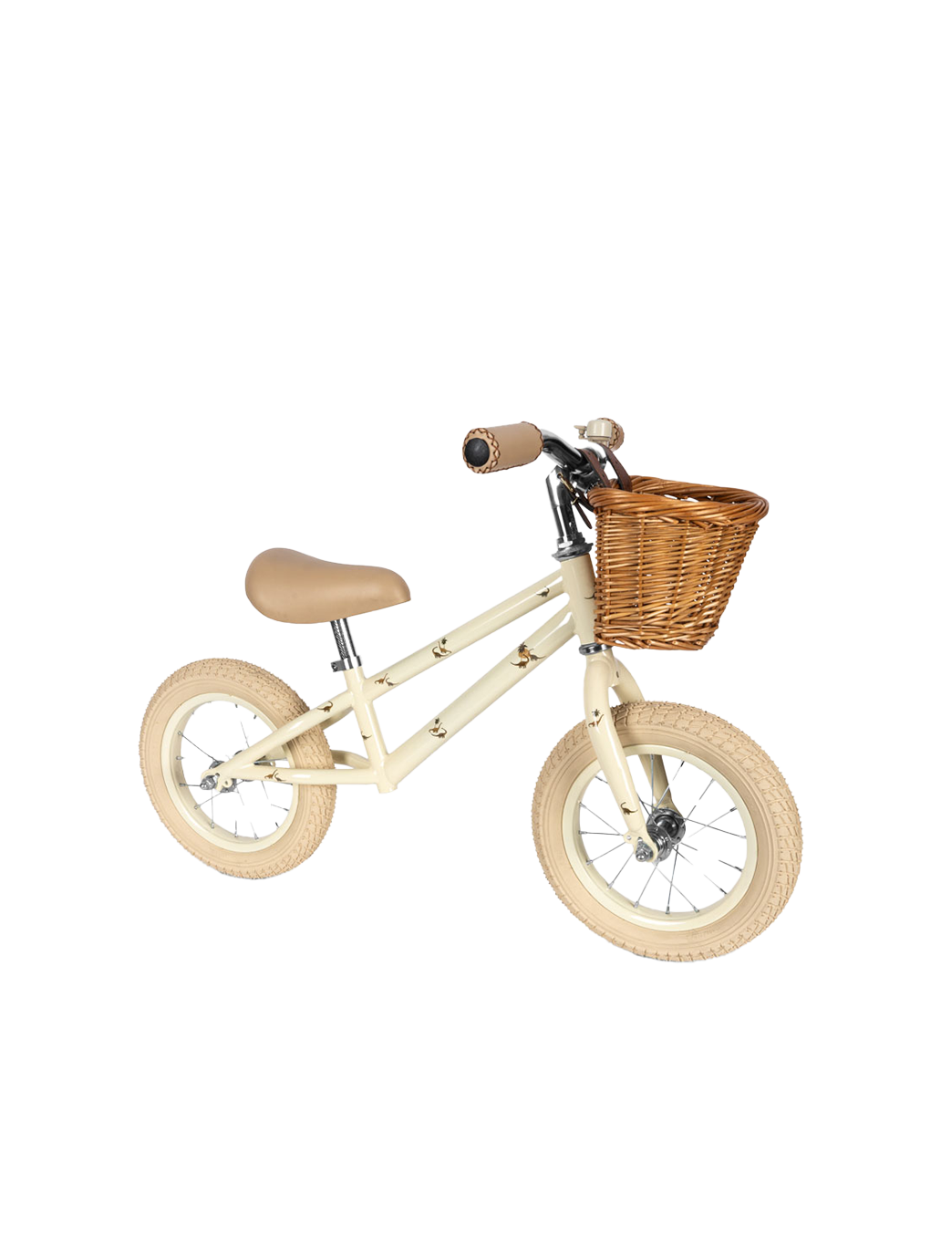 Balance bicycle with basket