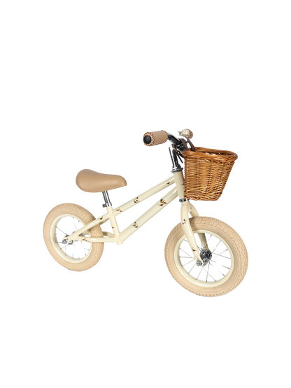 Balance bicycle with basket