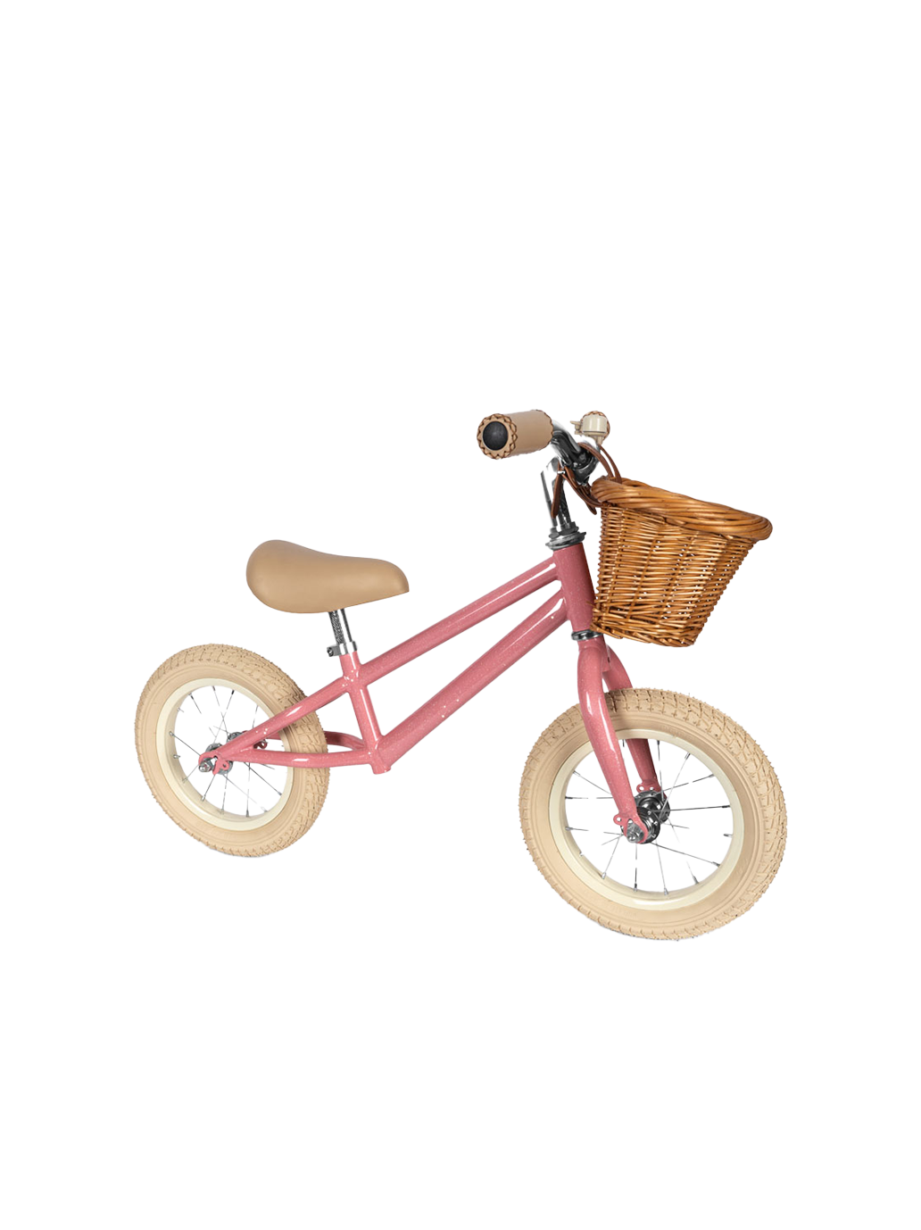 Balance bicycle with basket