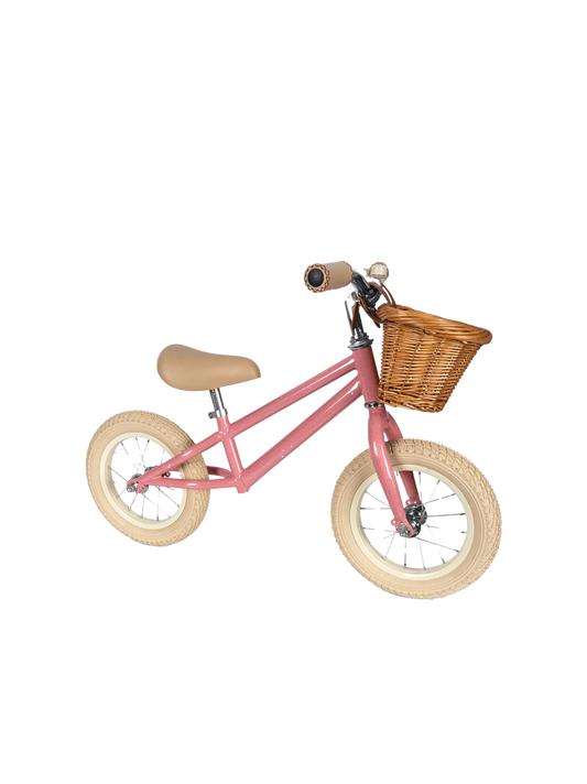 Balance bicycle with basket