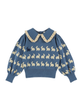 Cotton rabbit pullover