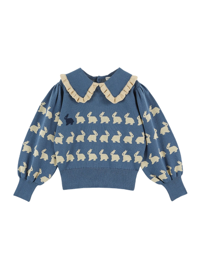 Cotton rabbit pullover