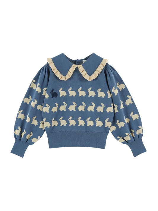 Cotton rabbit pullover