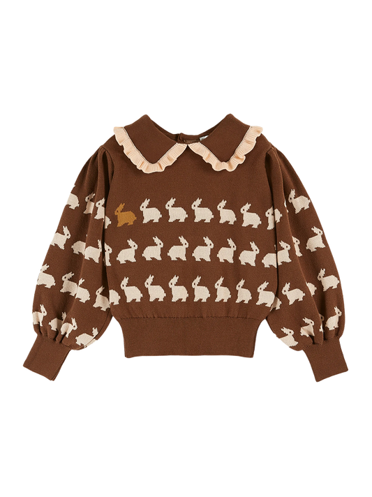 Cotton rabbit pullover