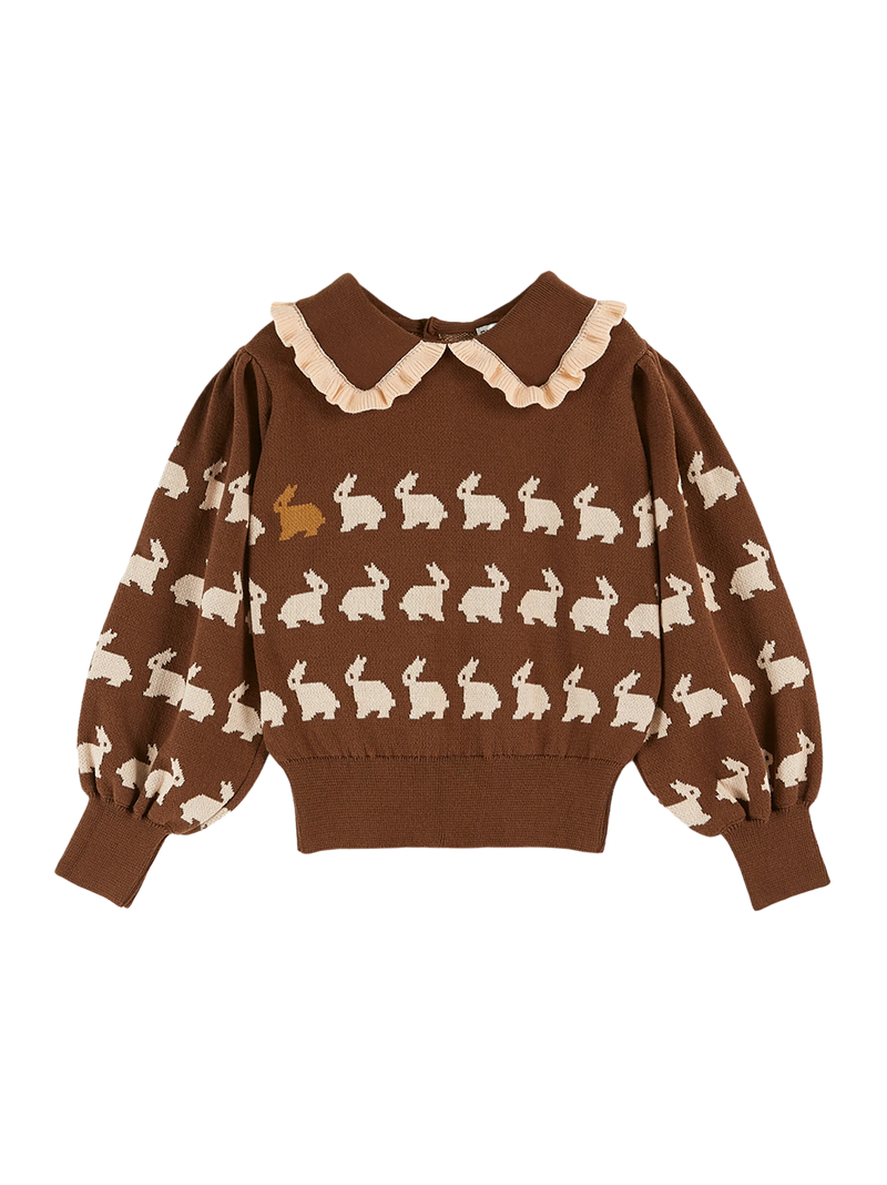 Cotton rabbit pullover