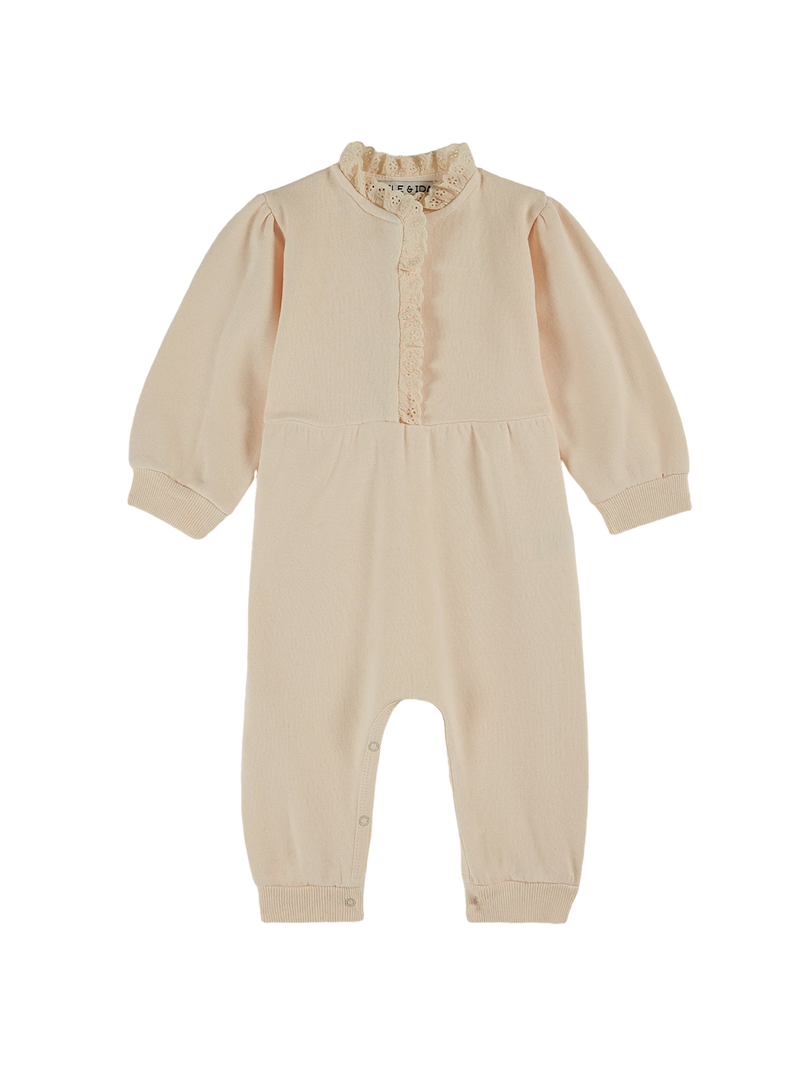 Fleece baby jumpsuit