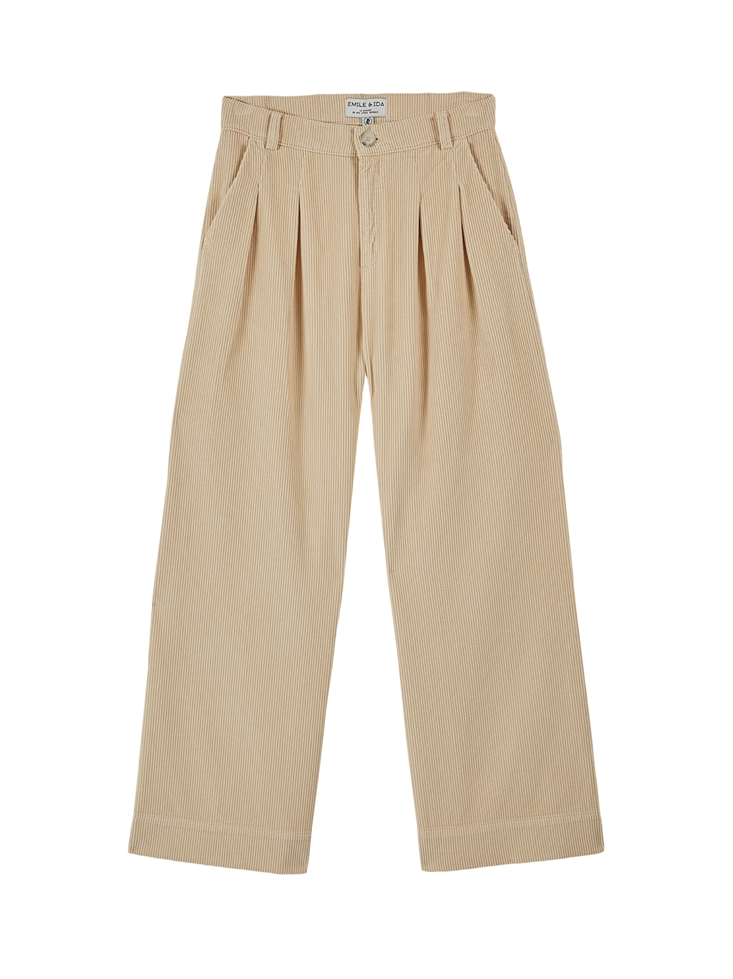 Women’s wide corduroy trousers