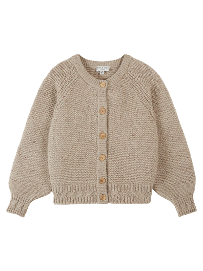 Cardigan donna a maglia legaccio