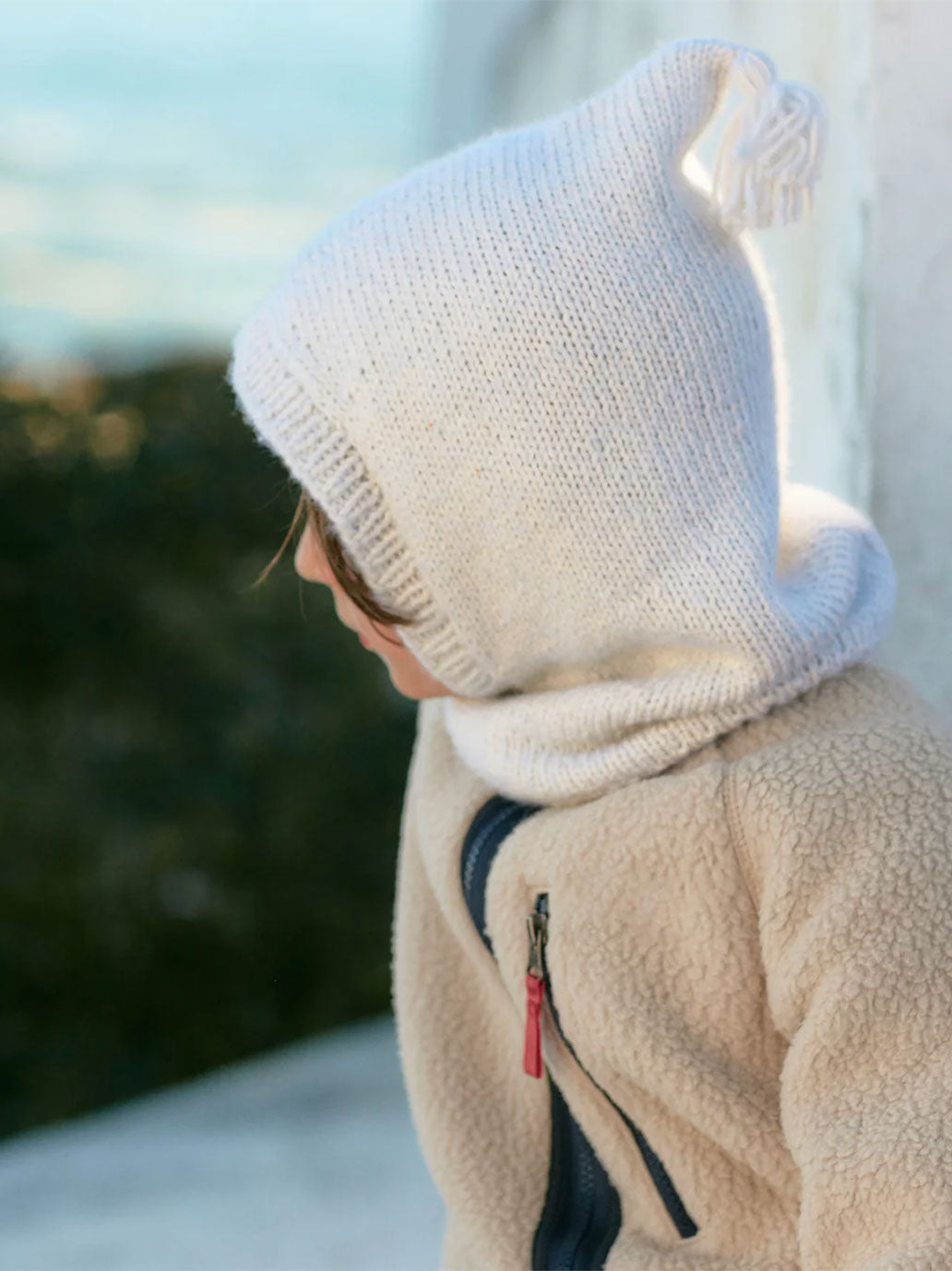 Chimenea de borlas de merino