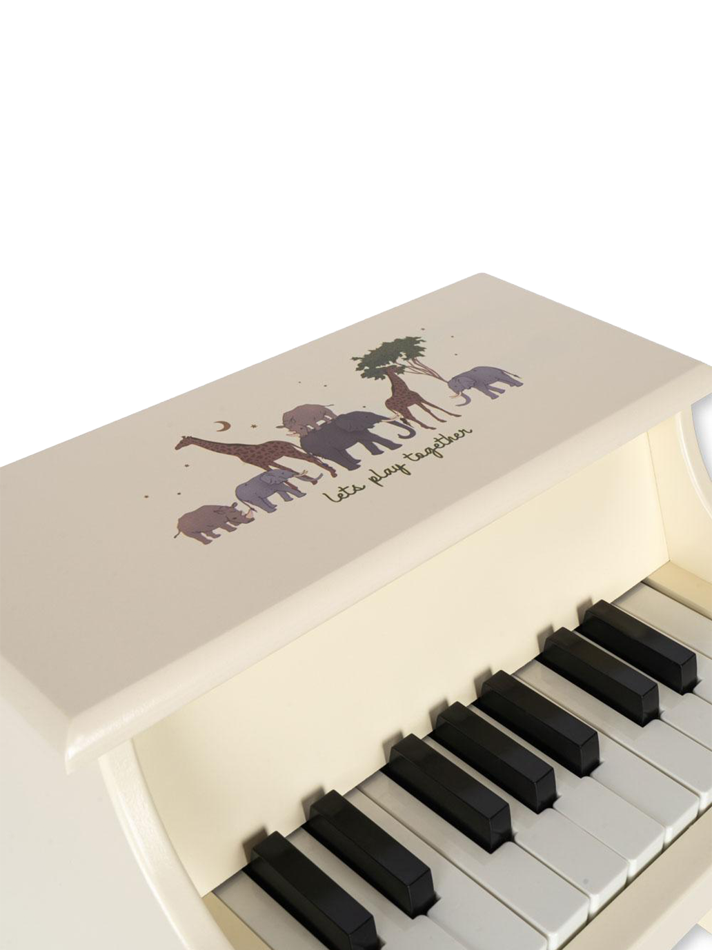 Piano de madera para niños